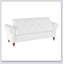 Banc de lit 63 po en tissu blanc crème Polyvalence, application moderne, confort et durabilité