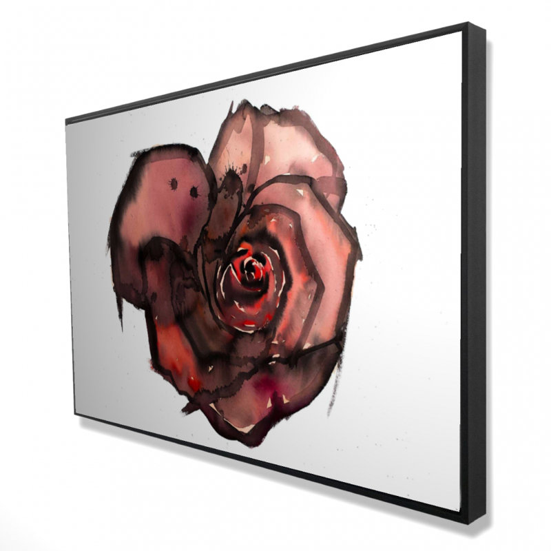 «Dark Rose» sur toile