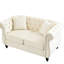 Velours beige 3 + 2 avec combinaison de soutien élégante