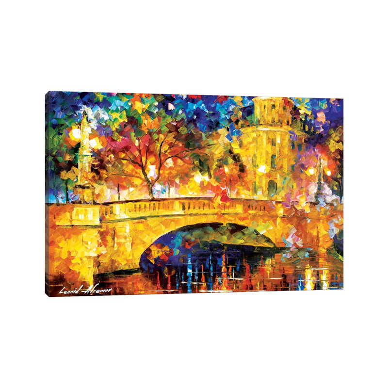 River City by Leonid Afremov - Painting on Canvas, 101.6 cm H x 66.04 cm W x 1.91 cm D, Wrapped Canvas