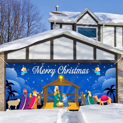 Garage Door Christmas Decorations 7 X 16 Ft Merry Christmas Garage Door Decorations Christmas Garage Door Cover Garage Banner Garage Door Murals fo Garage Door Christmas Decorations 7 X 16 Ft Merry Christmas Garage Door Decorations Christmas Garage Door Cover Garage Banner Garage Door Murals fo