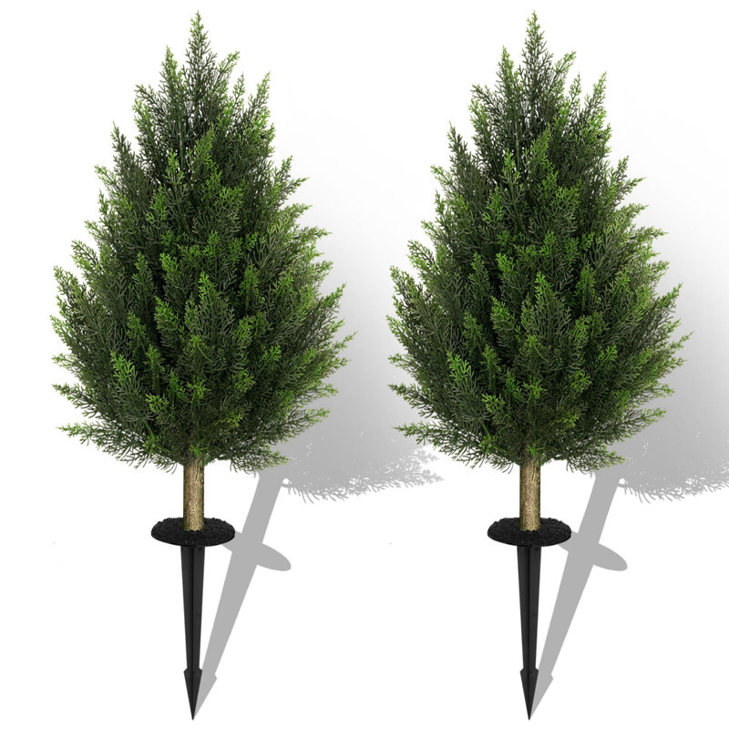2Ft Artificial Ground Inserted Cedar - Tower Shaped