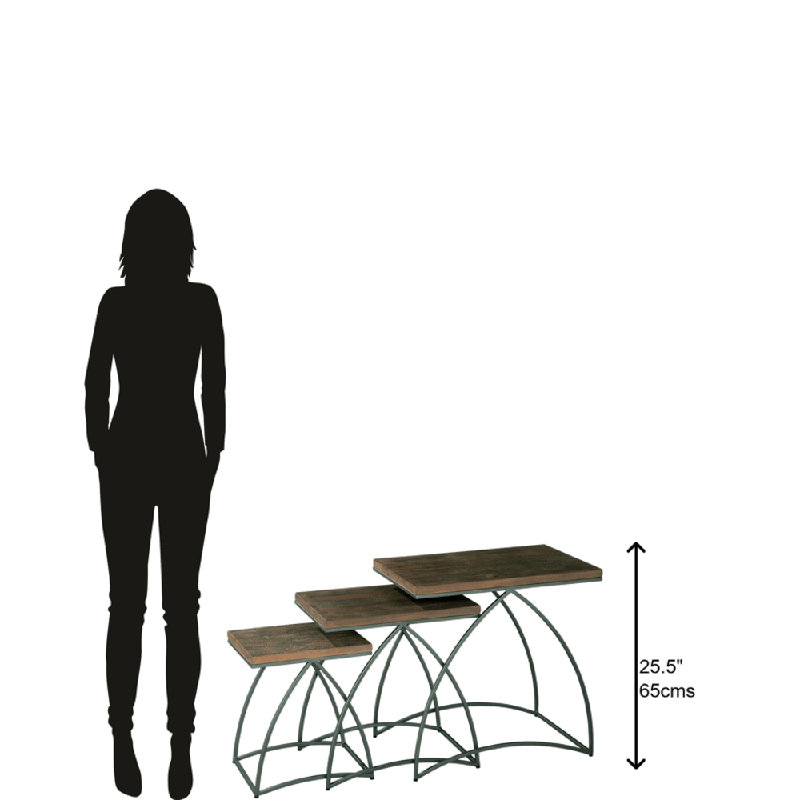 Tiemann Solid Wood Top Nesting Tables