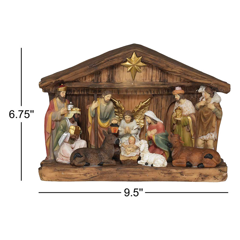 Crèche de Noël décorative