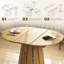 Table de salle à manger extensible de 43 à 59 po