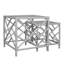 Chippendale Glass Nesting End Table-27290369