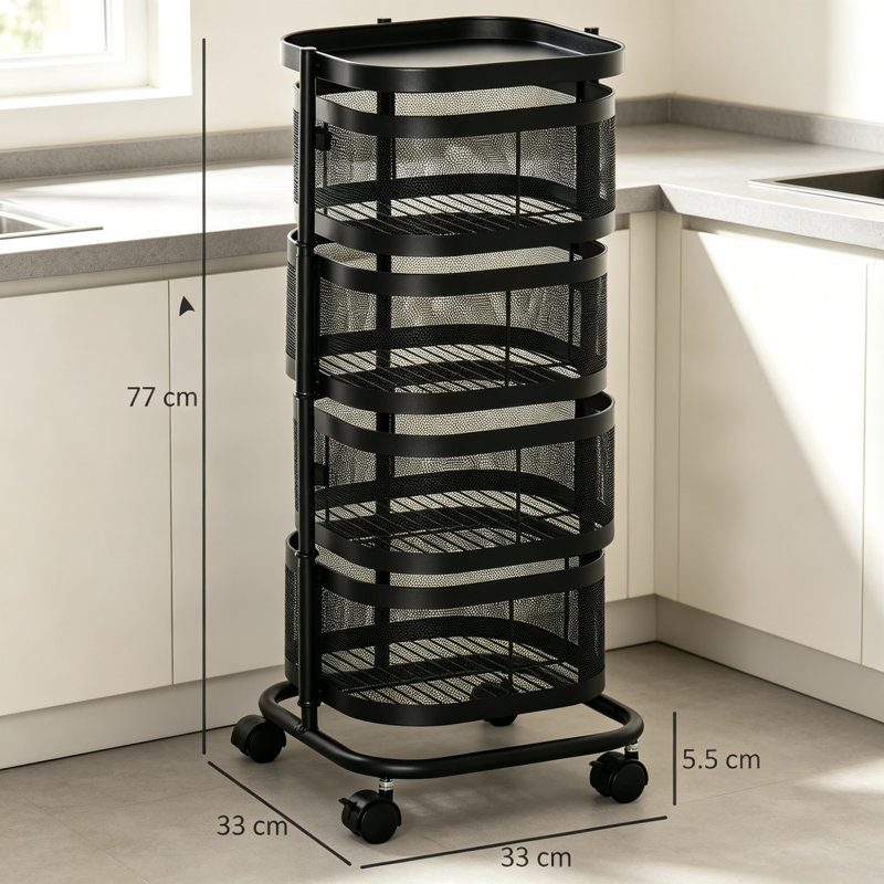 33 cm W Kitchen Cart with