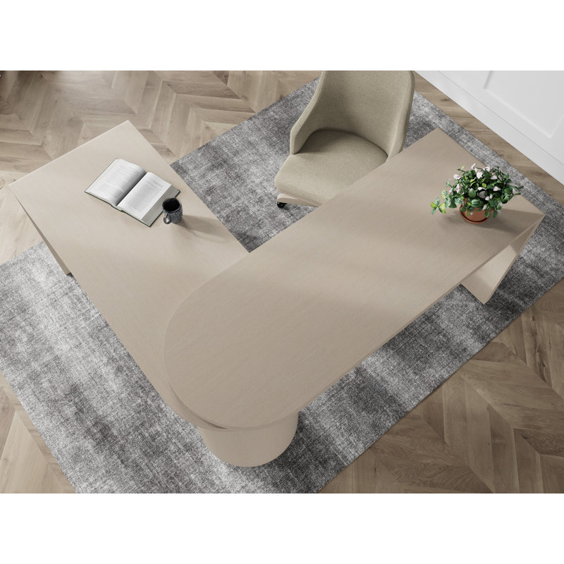 Shannen L-Shaped Swivel Desk