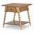 Country Living Vintage Market Splayed Bobbin Leg End Table with Drawer and Shelf-865548161