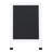 30" x 20" Magnetic A-Frame Chalkboard with Chalk and Eraser - White