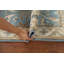 Tapis de couloir bleu clair Oushak
