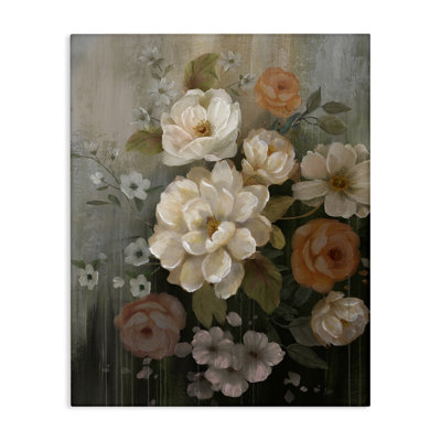 Curled Blooms with Streaks Canvas Wall Art by Nan bp-680_CN