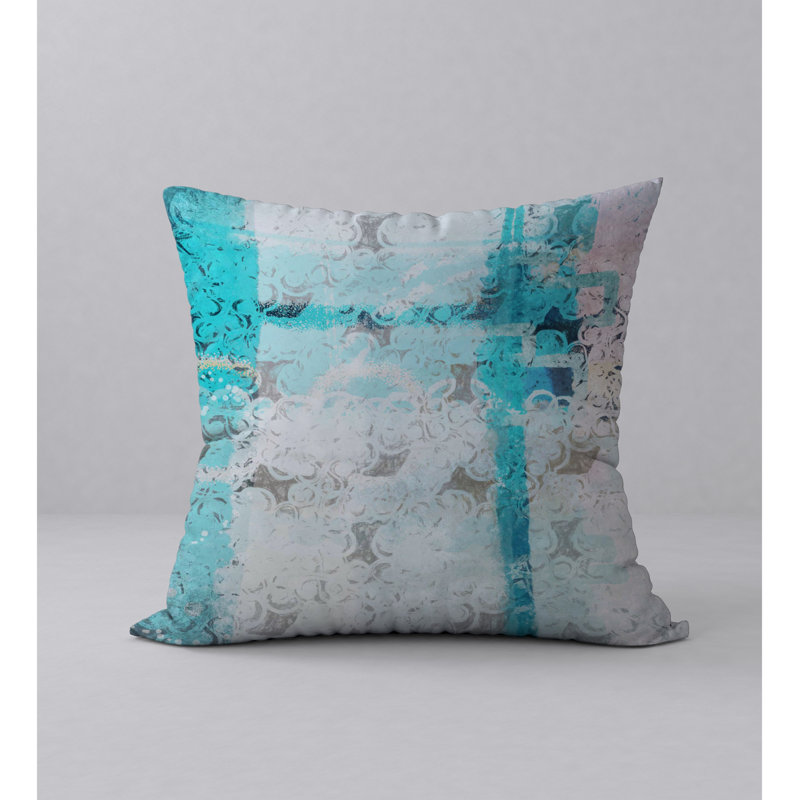 Magnifique housse de coussin carrée/insert, 18" H x 18" W