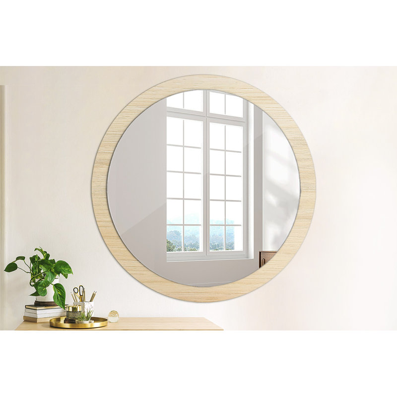 Huldar Glass Flat Wall Mirror
