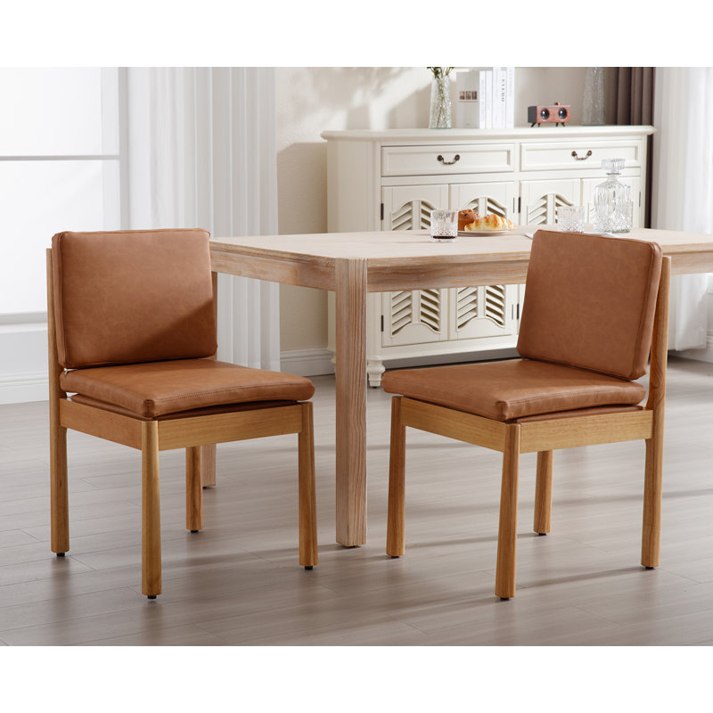 Chaise d'appoint Alrich, Brun