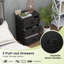 Goussainville 45cm W Manufactured Wood Bedside Table-1316551217