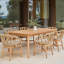 Krabi Outdoor 7 - Piece Teak Dining Set with Cushions-11335223