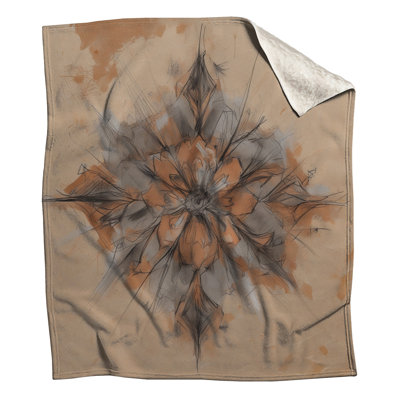 Couvertures florales abstraites