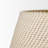 Ce luminaire suspendu à 1 lumière est doté d'un abat-jour cylindrique tressé en corde de coton avec une chaîne et un pavillon au fini doré.