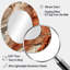Miroir mural moderne Earth Minimalist Fossils III - Orange-1991504804