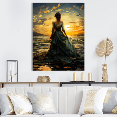 «Woman Reverie Dawns Awakening» - art mural mode