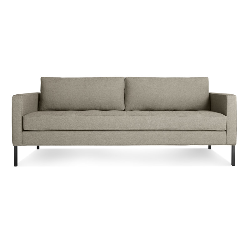 Paramount Sofa, Sanford Ceramic Crossweave, Metal, 32" H x 95" W x 34" D