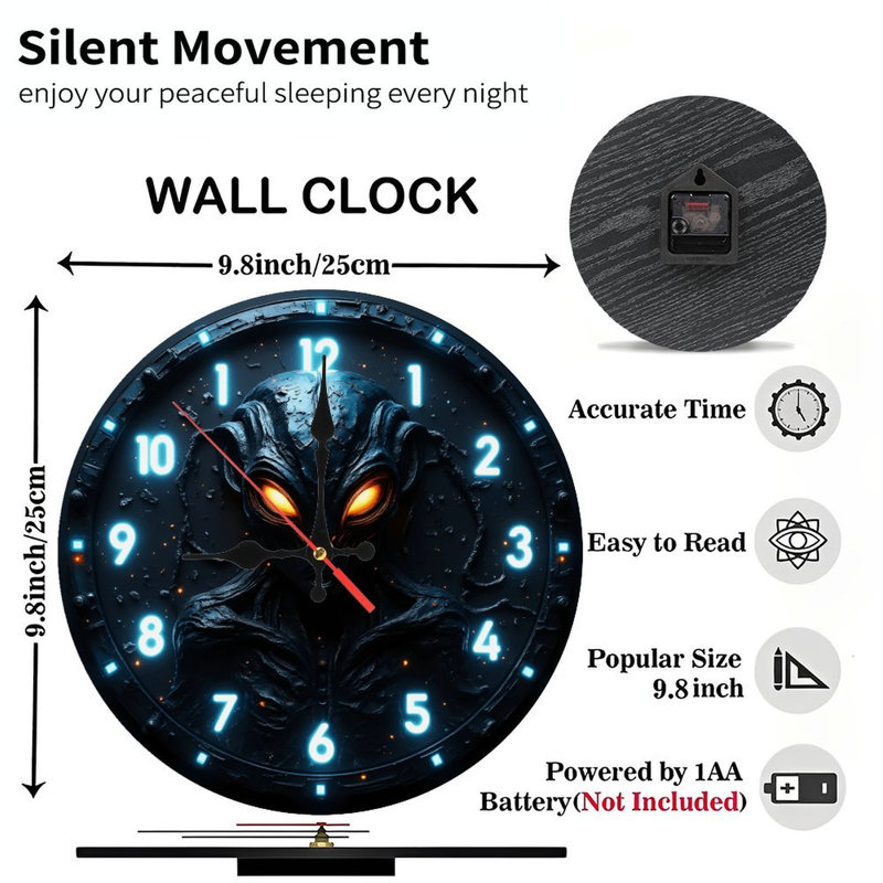 Horloge Alien