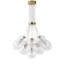 Lustre en verre poli 19 lumières à hauteur réglable, ampoules G9 à intensité variable, homologuées ETL-1548220298-1548220299