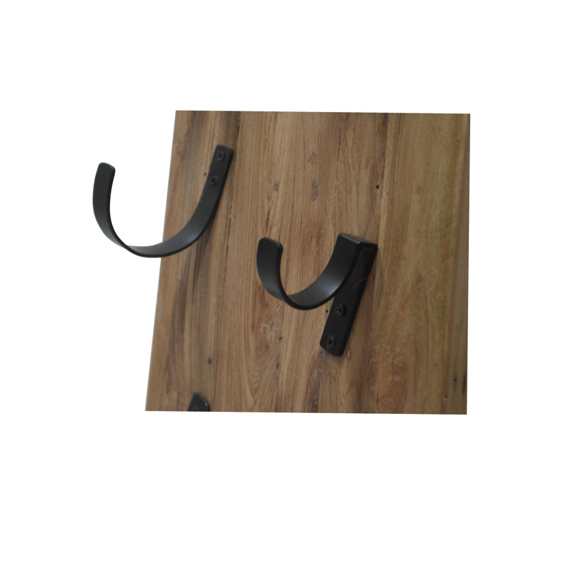 Marjo 8 Bottle Solid Wood Wall Mounted Wine Bottle Rack in