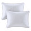 Ensemble de courtepointe 2 pièces blanc simple / simple TG-119181147-119181150