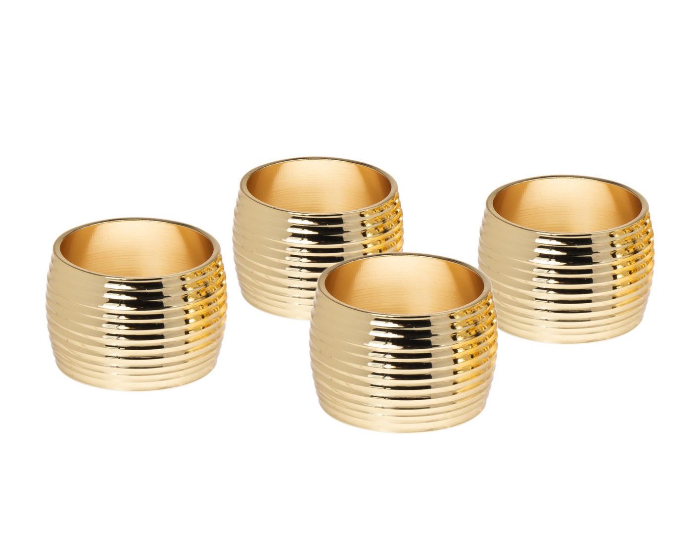 Napkin Rings, Gold