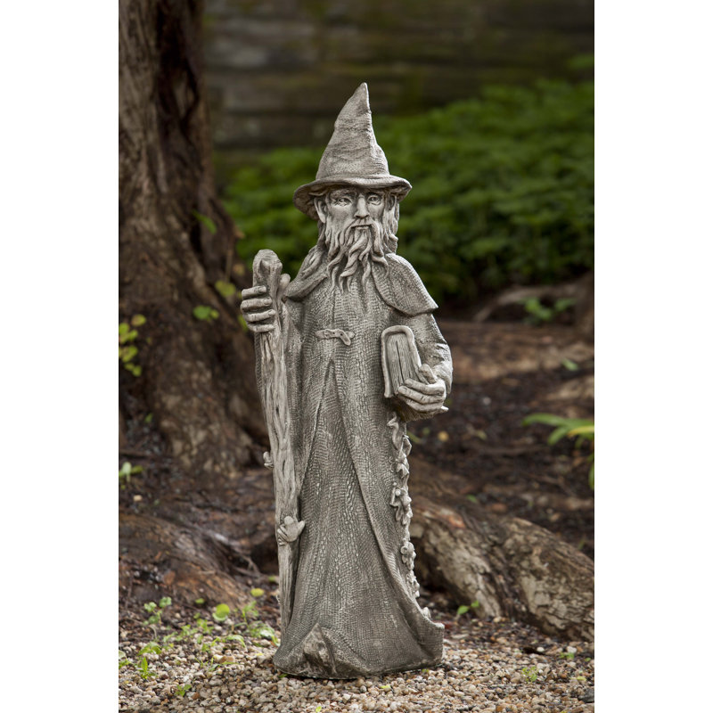 Merlin Statue, Alpine Stone