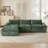 Boneless Modular Cloud Sectional Couches For Living Room, Oversized Compression Chenille Cloud Sofa-1574356058-1574356055