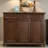 Walnut Solid Wood Shoe Storage Bench-722232425