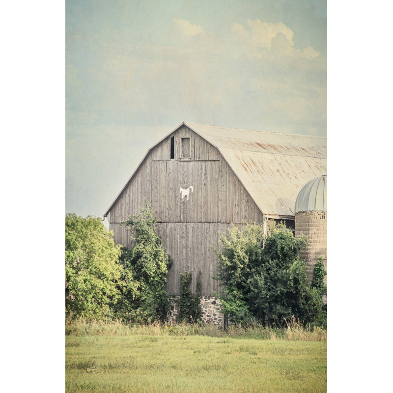 Late Summer Barn II Crop by Elizabeth Urquhart - Wrapped Canvas Print, 91cm H x 61cm W