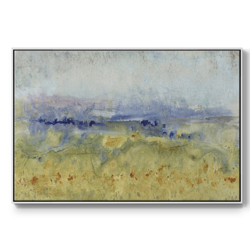 Open Terrain I, reproduction d'art sur toile, H 25 po x l 37 po x P 2 po, Blanc