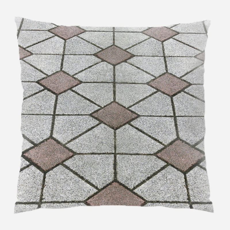 Coussin à carreaux