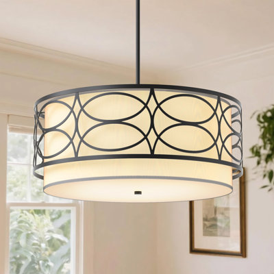 Plafonnier semi-encastré 4 lumières