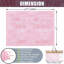 Tapis rose uni moderne