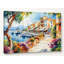 «Harbor Village» avec art mural sur toile tendue-2140807163