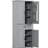 Bathroom Cabinet In Grey With Ample Storage And Easy Access Tall Functional Design-842934173