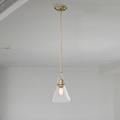 Luminaire suspendu conique à 1 lumière June