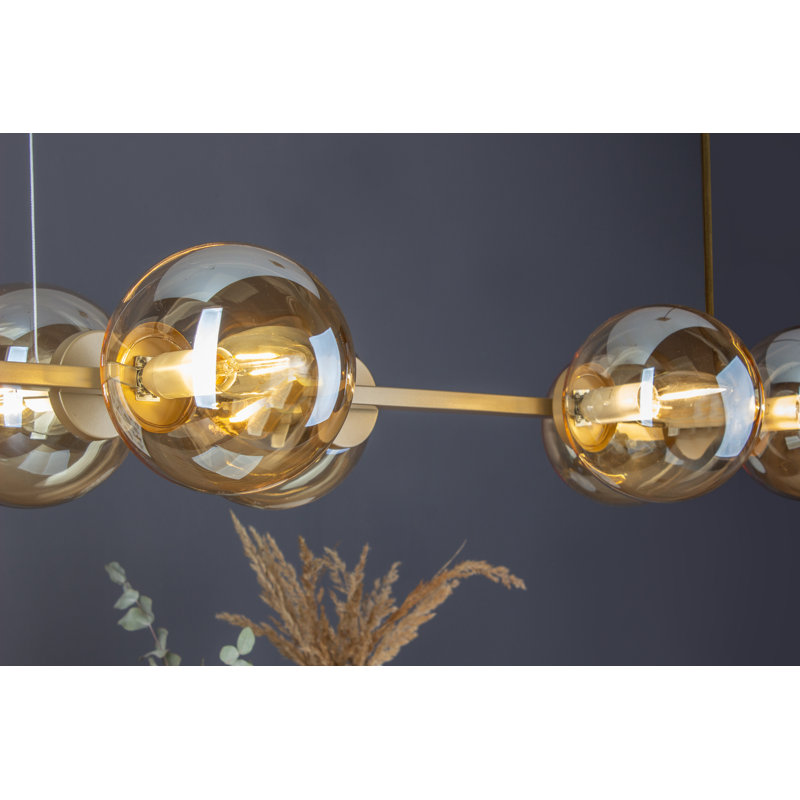 Fenham 6 - Light Kitchen Island Pendant, Gold, Gold