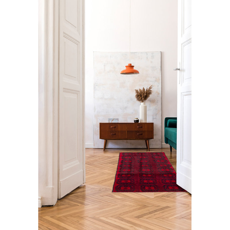 Teimani Red Rug 2'10" x 6'0"
