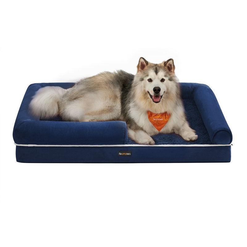 120x85x20cm Polyester Pet Bed, Blue