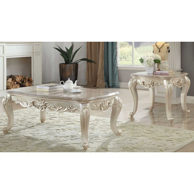 Bulah 2 - Piece Marble Top Living Room Table Set