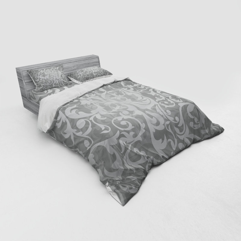 Traditional Polyester Floral Duvet Cover, Queen Duvet Cover + 3 Additional Pieces