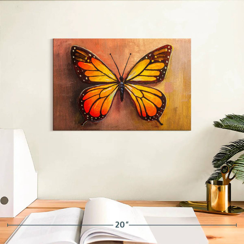 Brampt Simple Butterfly, 8" H x 12" W
