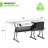 60" W X 23.5" D Sewing Table With Height Adjustable Platform