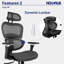 Ergo3D Rolling Ergonomic Mesh Executive Chair-55645793